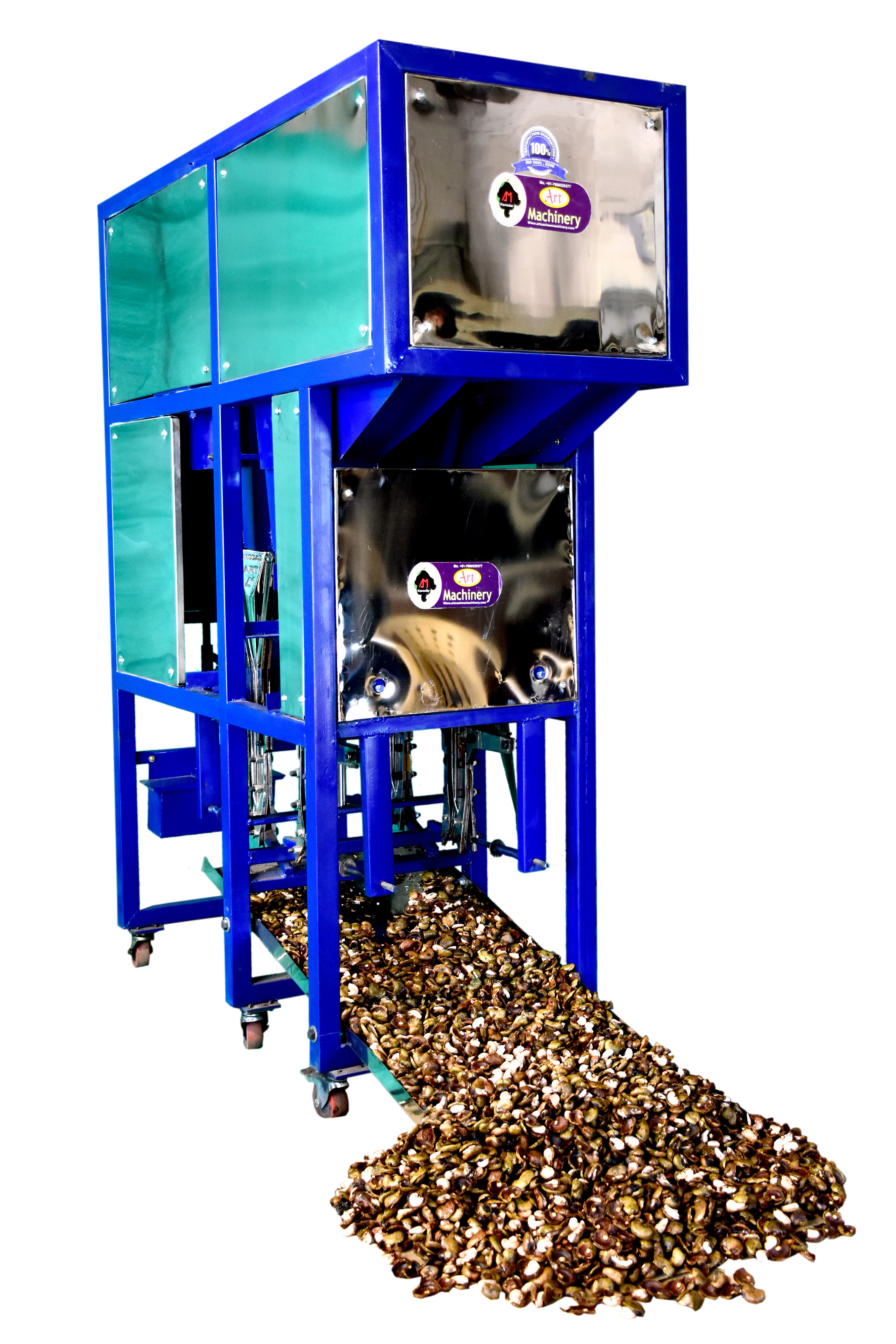New Automatic Cashew Nut Shelling Machine (4 No Cutter)
